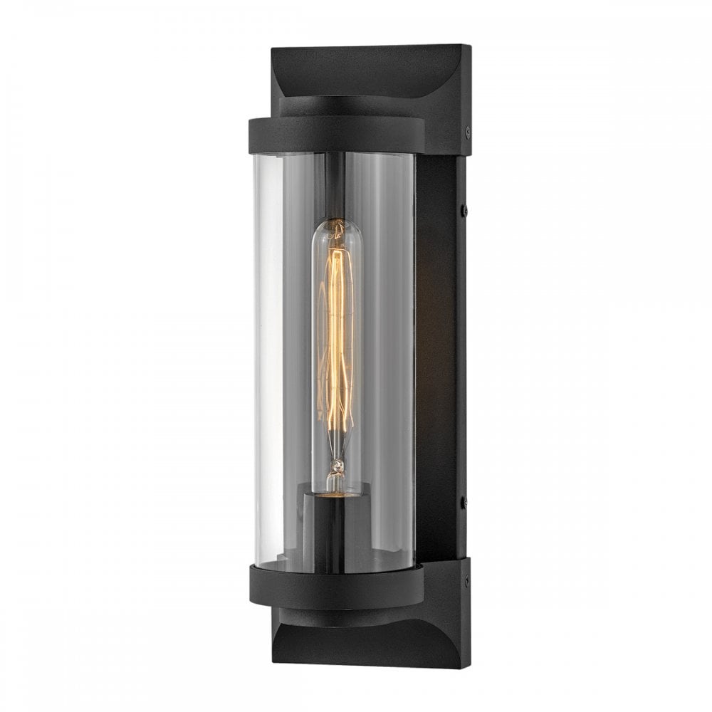 Pearson Outdoor Medium Wall Lantern In Textured Black Finish QN-PEARSON-M-TK