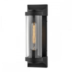 Pearson Outdoor Medium Wall Lantern In Textured Black Finish QN-PEARSON-M-TK