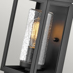 Atwater Small Outdoor Wall Lantern In Black Finish QN-ATWATER-S-BK