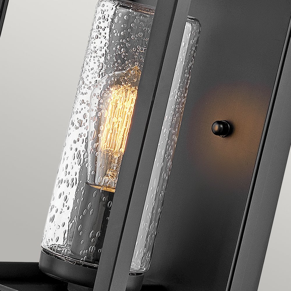 Atwater Medium Outdoor Wall Lantern In Black Finish QN-ATWATER-M-BK