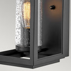 Atwater Medium Outdoor Wall Lantern In Black Finish QN-ATWATER-M-BK