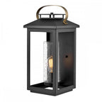 Atwater Large Outdoor Wall Lantern In Black Finish QN-ATWATER-L-BK