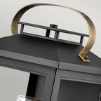 Atwater Large Outdoor Wall Lantern In Black Finish QN-ATWATER-L-BK