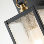 Lahden Small Exterior Wall Lantern In Weathered Zinc Finish QN-LAHDEN2-S-WZC