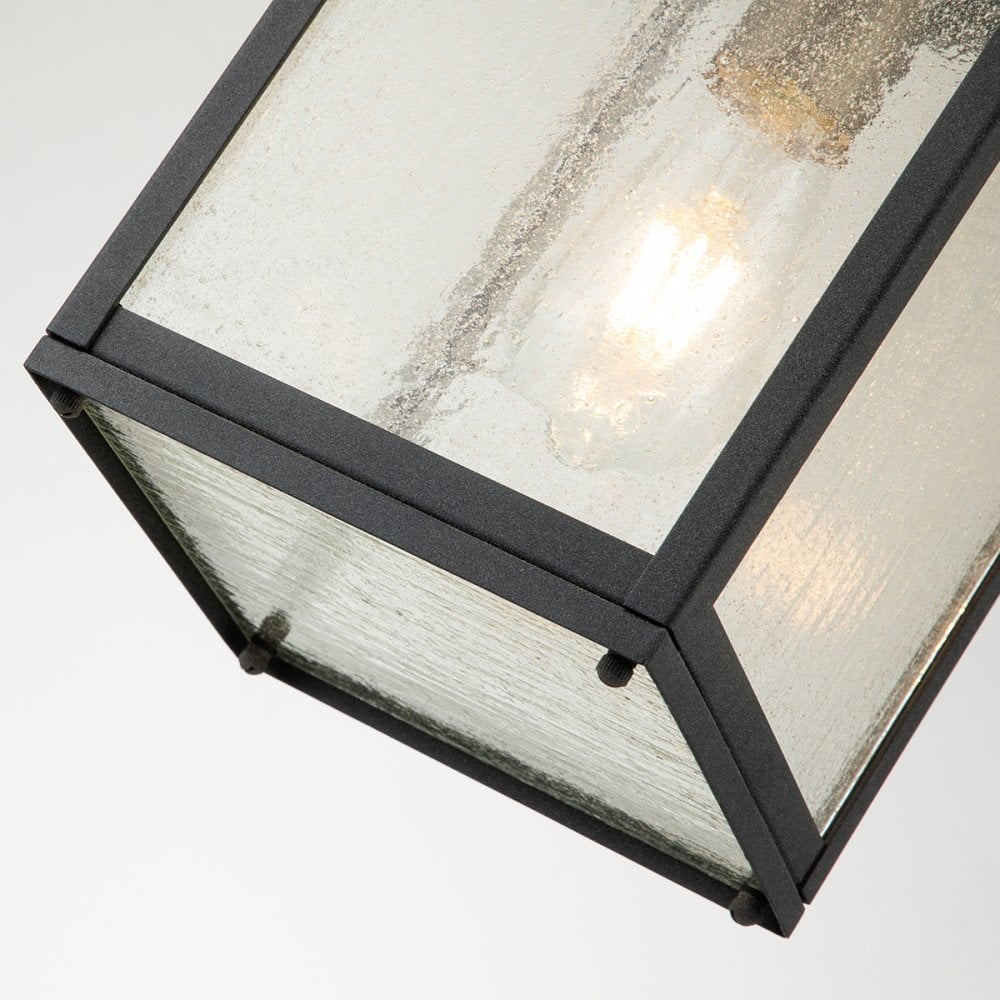 Lahden Exterior Medium Chain Lantern In Weathered Zinc Finish QN-LAHDEN8-M-WZC