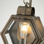 Heath Small Outdoor Wall Lantern In Painted Burnished Bronze Finish QN-HEATH-S-BU