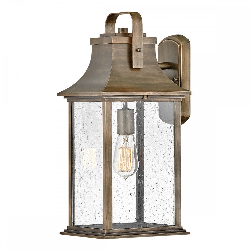 Grant Large Exterior Wall Lantern In Painted Burnished Bronze Finish QN-GRANT-L-BU