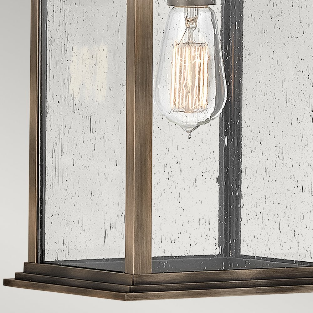 Grant Large Exterior Wall Lantern In Painted Burnished Bronze Finish QN-GRANT-L-BU