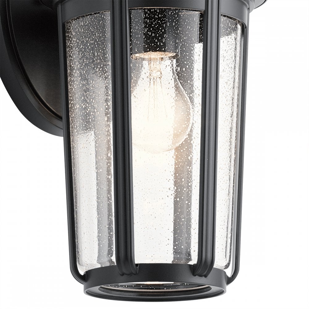 Fairfield Large Outdoor Wall Lantern In Black Finish QN-FAIRFIELD-L-BK