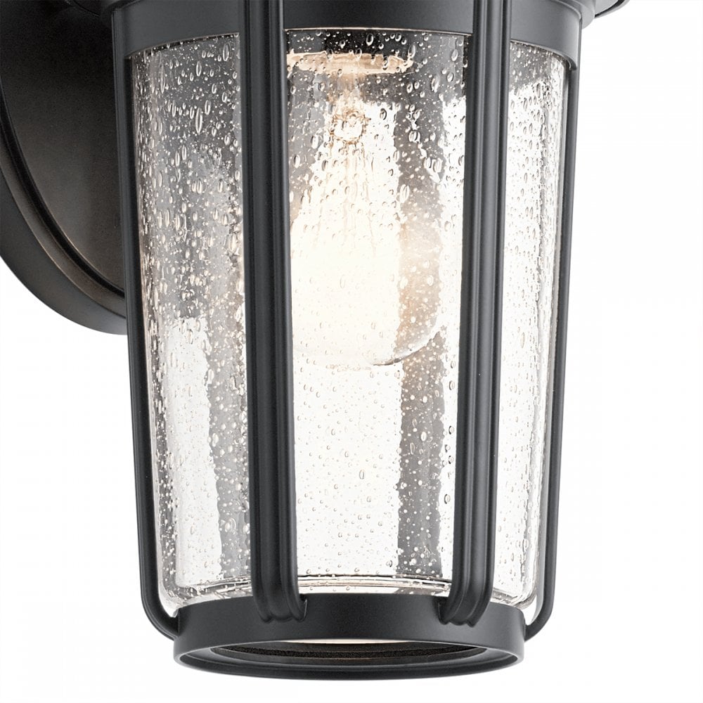 Fairfield Medium Outdoor Wall Lantern In Black Finish QN-FAIRFIELD-M-BK
