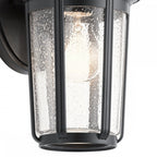 Fairfield Medium Outdoor Wall Lantern In Black Finish QN-FAIRFIELD-M-BK