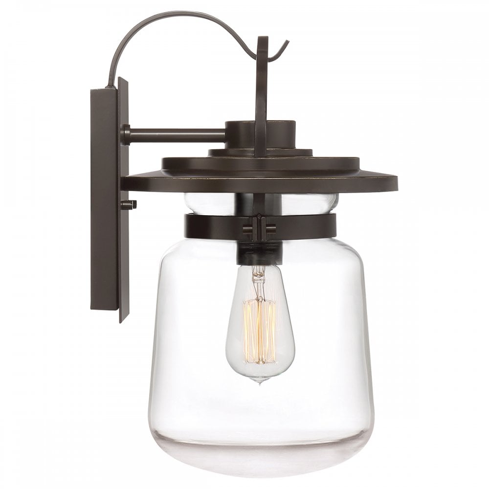 Lasalle Small Wall Lantern In Western Bronze Finish QN-LASALLE-S-WT