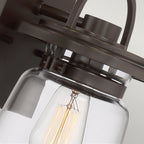 Lasalle Small Wall Lantern In Western Bronze Finish QN-LASALLE-S-WT