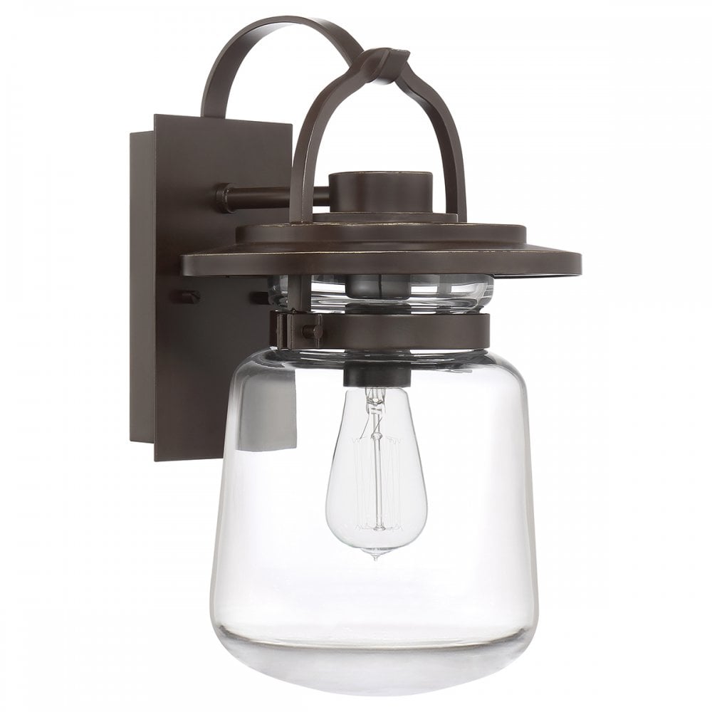 Lasalle Medium Wall Lantern In Western Bronze Finish QN-LASALLE-M-WT