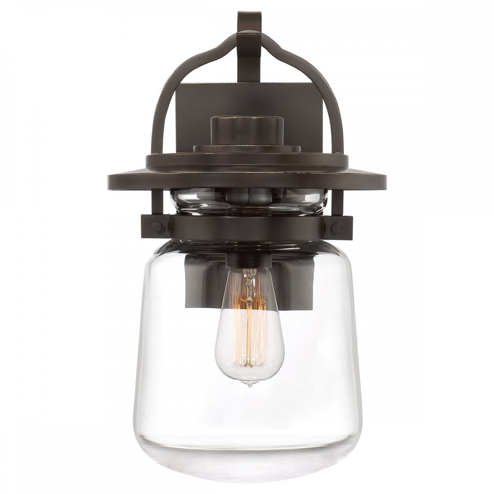 Lasalle Medium Wall Lantern In Western Bronze Finish QN-LASALLE-M-WT