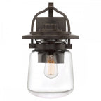 Lasalle Medium Wall Lantern In Western Bronze Finish QN-LASALLE-M-WT