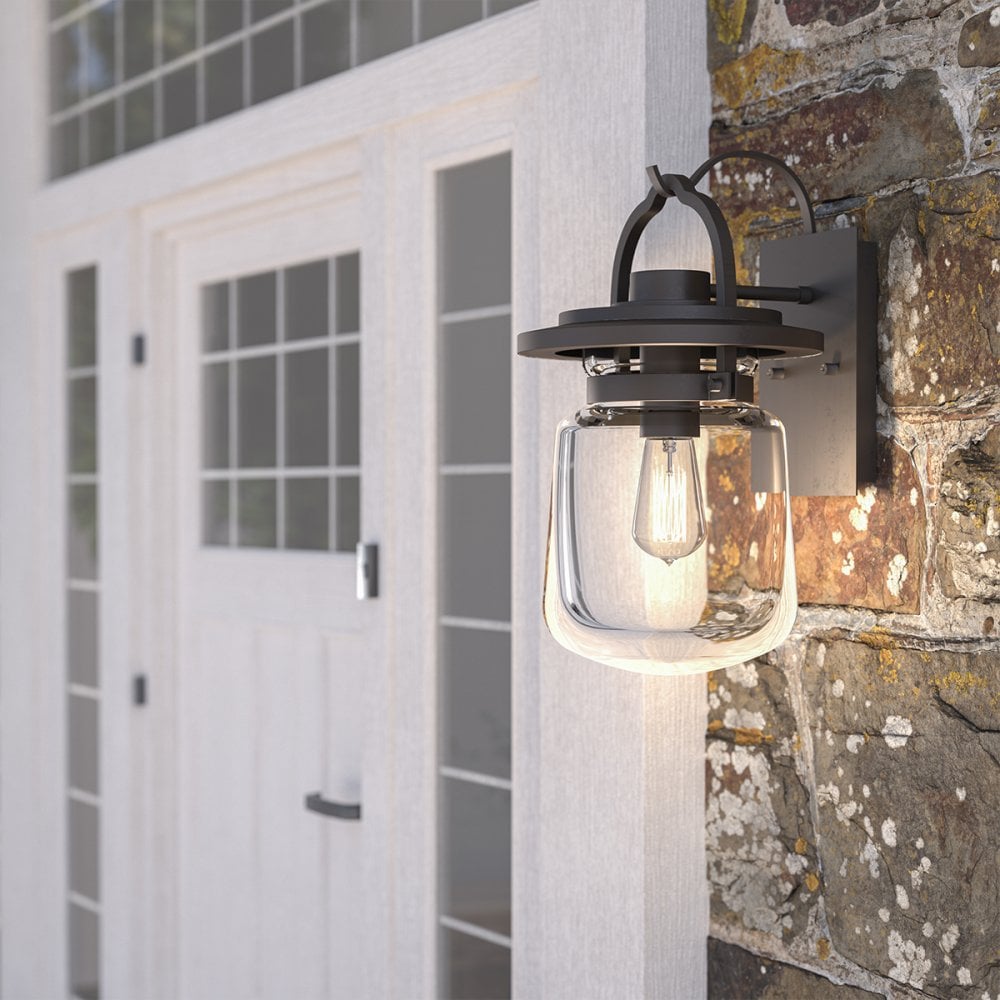 Lasalle Medium Wall Lantern In Western Bronze Finish QN-LASALLE-M-WT