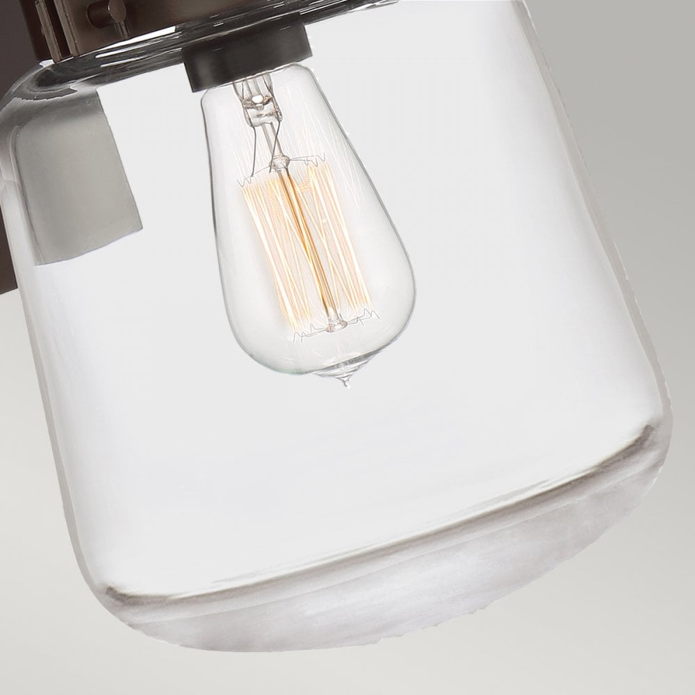Lasalle Medium Wall Lantern In Western Bronze Finish QN-LASALLE-M-WT