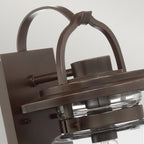 Lasalle Medium Wall Lantern In Western Bronze Finish QN-LASALLE-M-WT