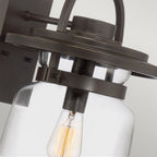 Lasalle Large Wall Lantern In Western Bronze Finish QN-LASALLE-L-WT