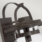 Lasalle Large Wall Lantern In Western Bronze Finish QN-LASALLE-L-WT