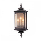 Market Square 3 Light Outdoor Wall Lantern In Oil Rubbed Bronze Finish QN-MARKET-SQUARE-L