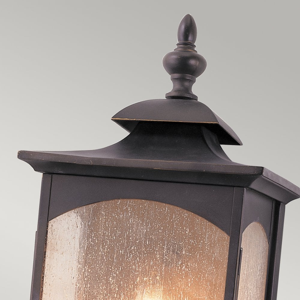 Market Square 3 Light Outdoor Wall Lantern In Oil Rubbed Bronze Finish QN-MARKET-SQUARE-L