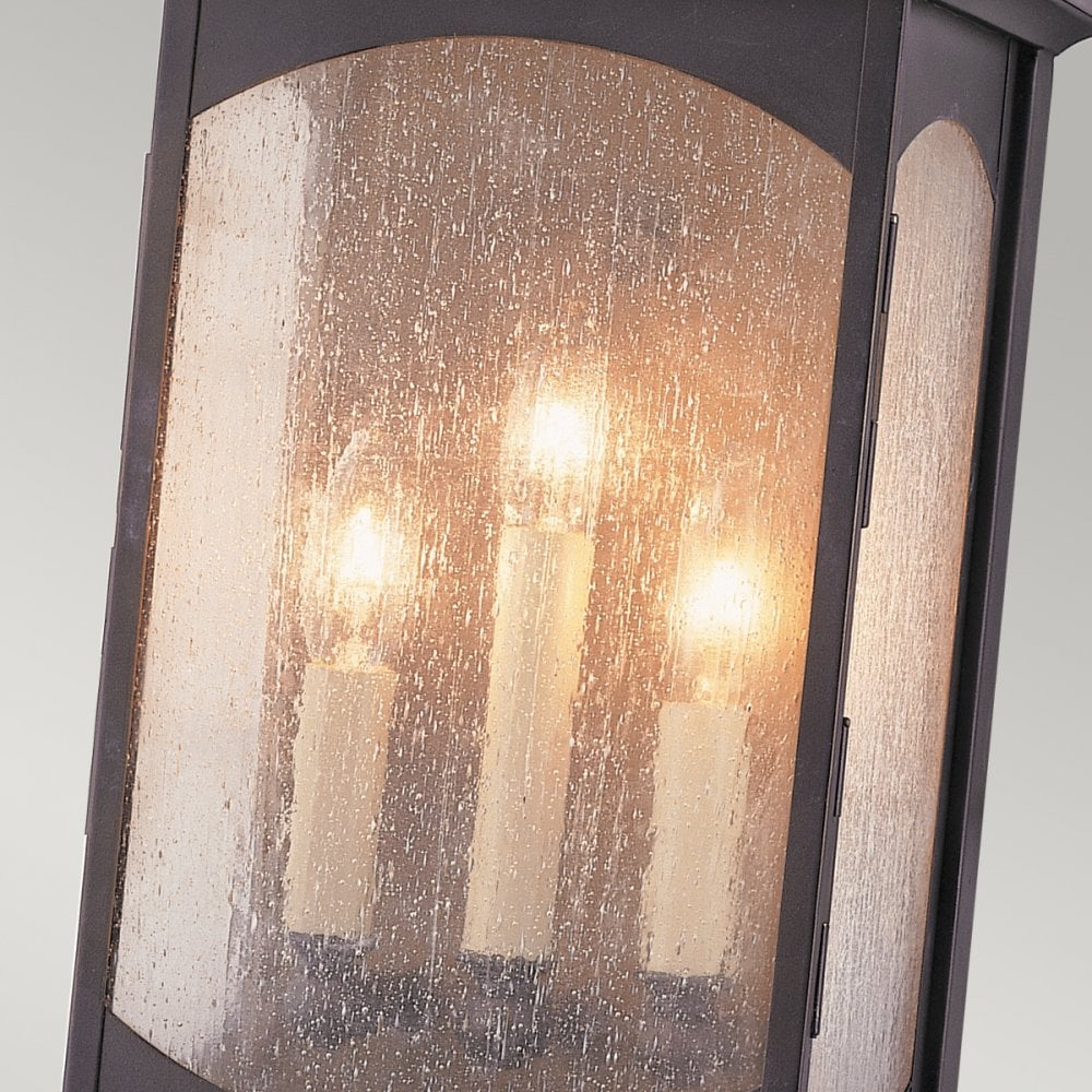 Market Square 3 Light Outdoor Wall Lantern In Oil Rubbed Bronze Finish QN-MARKET-SQUARE-L