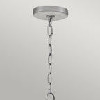 Booker Exterior Chain Lantern In Industrial Aluminium Finish QN-BOOKER8-S-IA