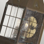 Nantucket Exterior Large Wall Lantern In Aged Brass Finish QN-NANTUCKET-L-AS