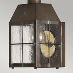 Nantucket Exterior Extra Small Wall Lantern In Aged Brass Finish QN-NANTUCKET-XS-AS