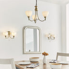 1805-1AN 1 Light Wall Light In Antique Brass