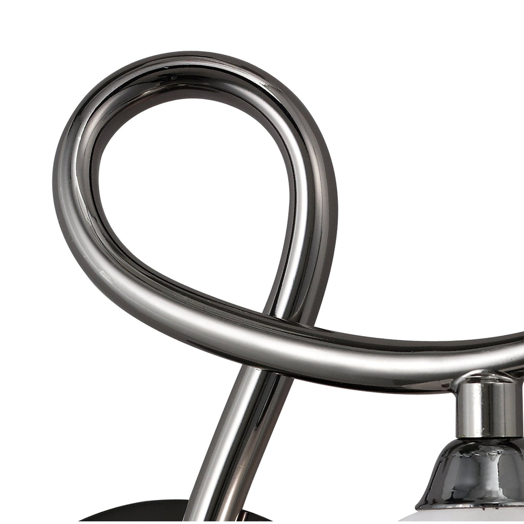 M0818BC/R Fragma 1 Light Black Chrome Wall Lamp