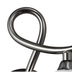 M0818BC/R Fragma 1 Light Black Chrome Wall Lamp