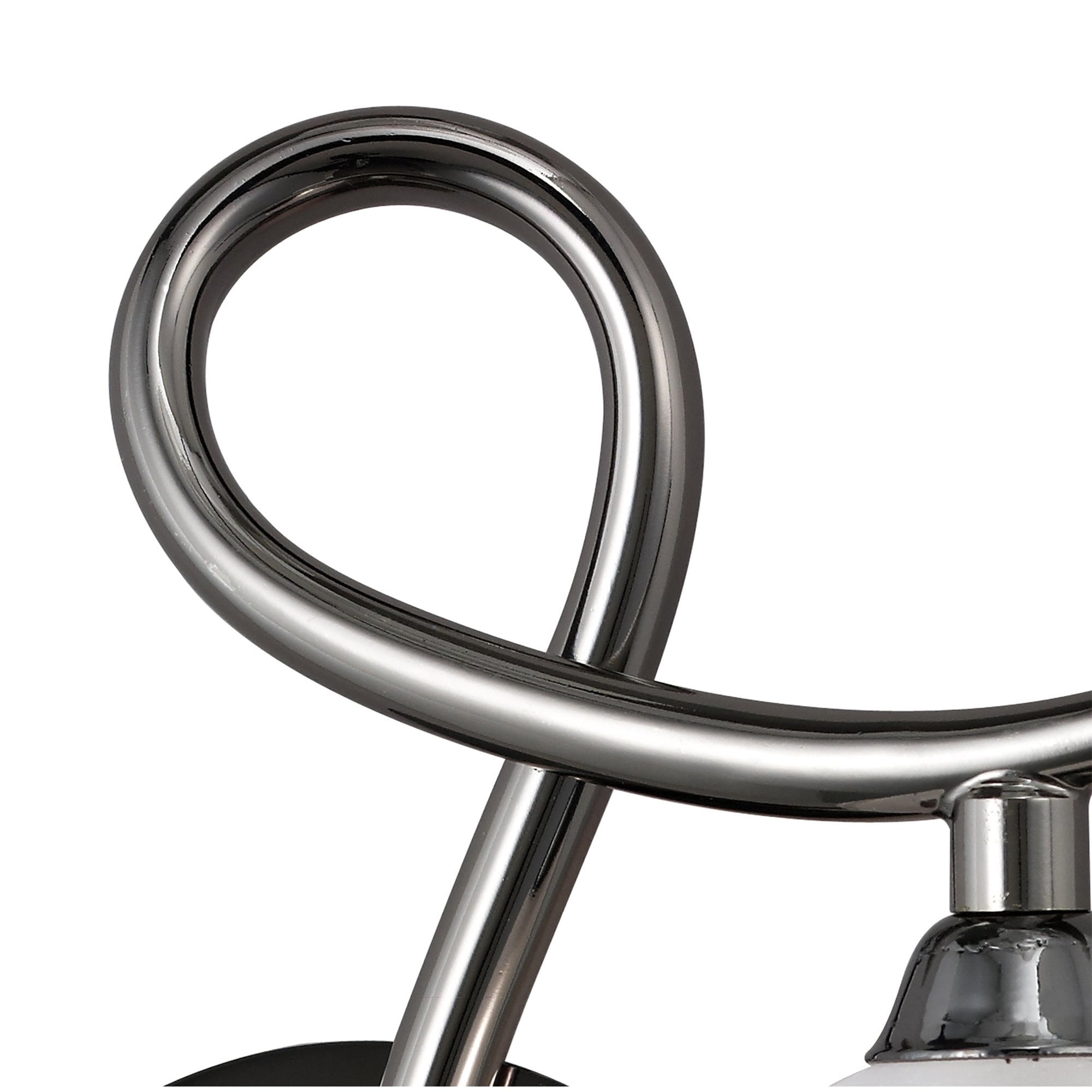 M0818BC/R Fragma 1 Light Black Chrome Wall Lamp
