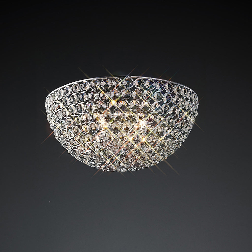 IL30198 Ava 2 Light Crystal Wall Light