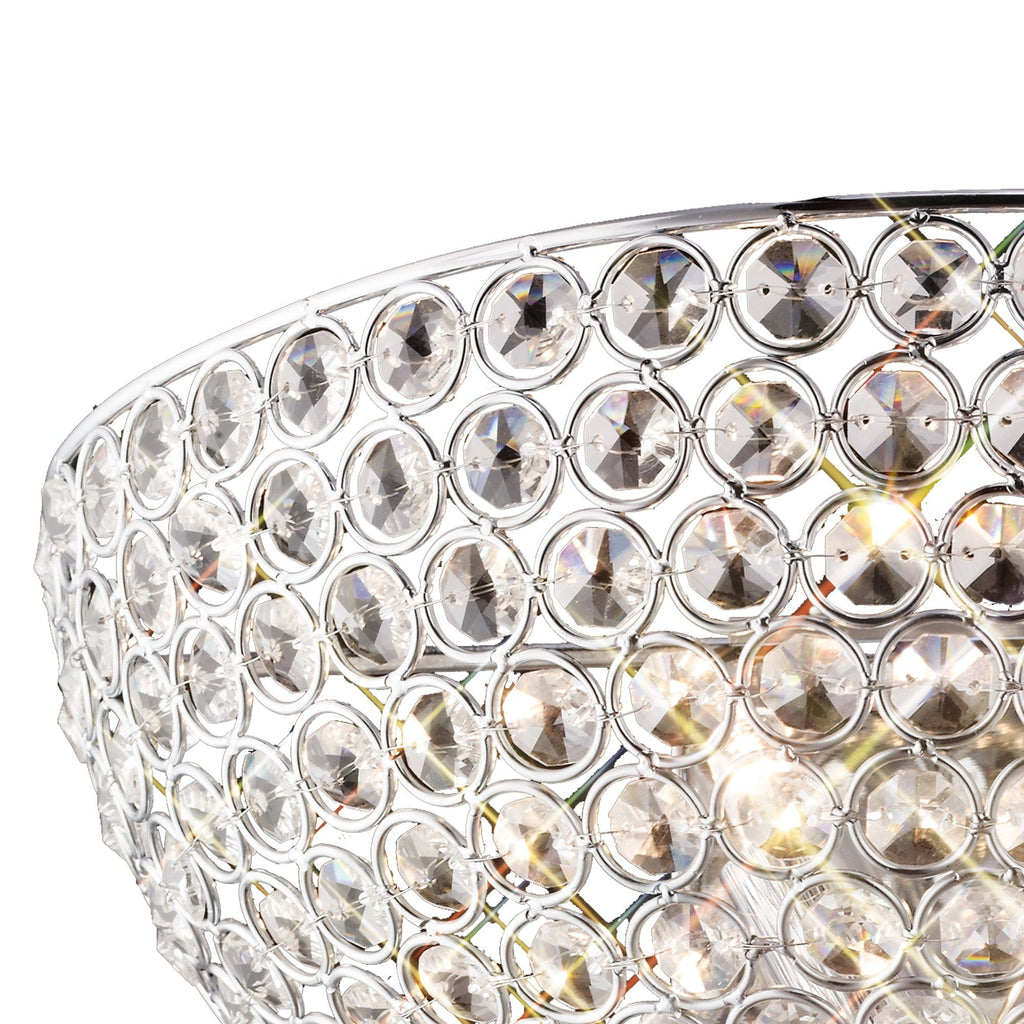 IL30198 Ava 2 Light Crystal Wall Light