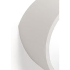 Mini Modern Round Outdoor Wall Light In Matt White IP44 M5480