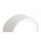 Mini Modern Round Outdoor Wall Light In Matt White IP44 M5480