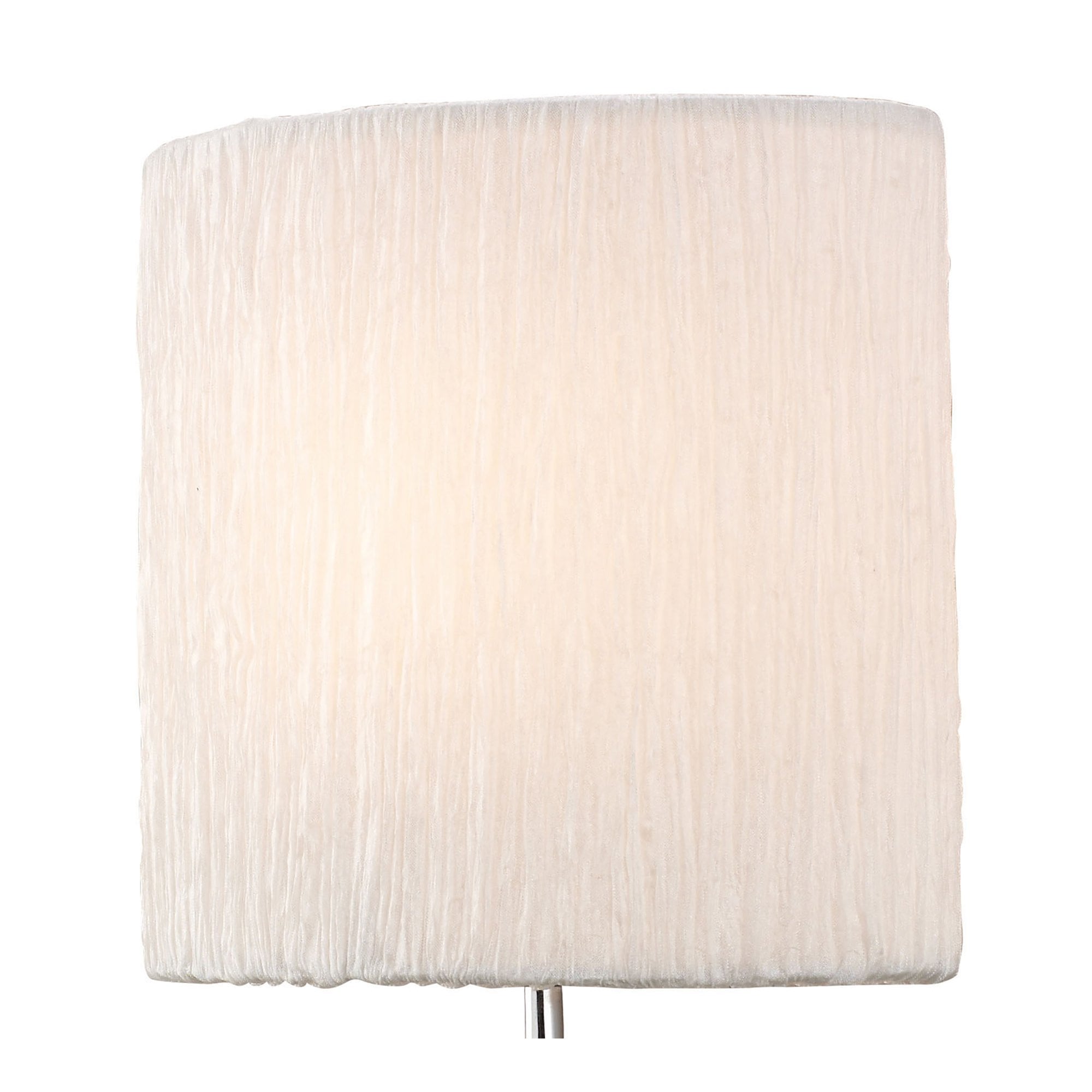 M1134/S Eve 1 Lt Chrome Switched Wall Lamp With Ivory Shade