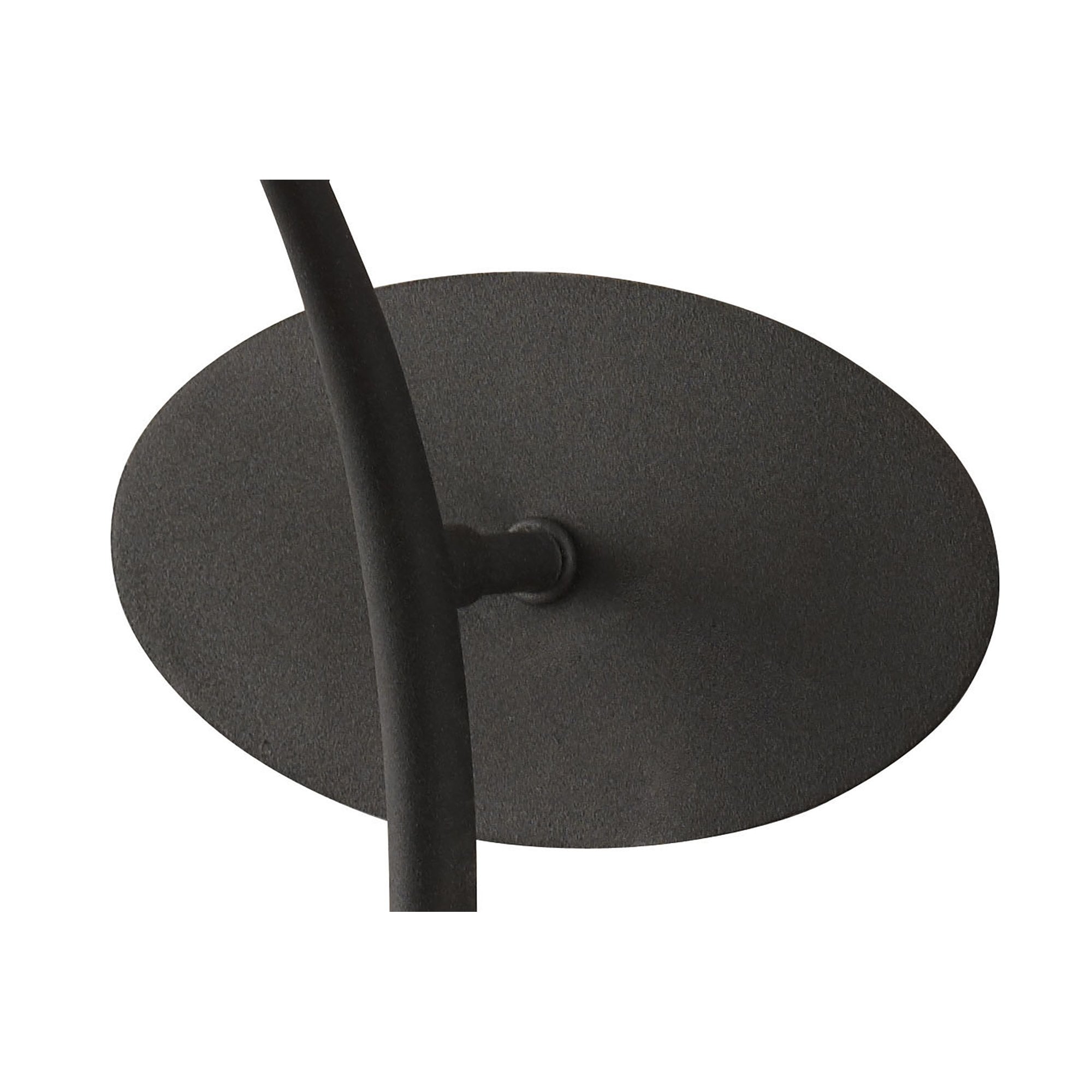 M1154/BS Eve 1 Light Anthracite Wall Lamp With Black Shade