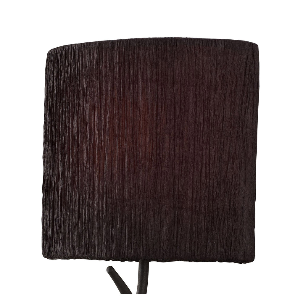 M1154/BS Eve 1 Light Anthracite Wall Lamp With Black Shade
