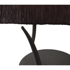M1154/BS Eve 1 Light Anthracite Wall Lamp With Black Shade
