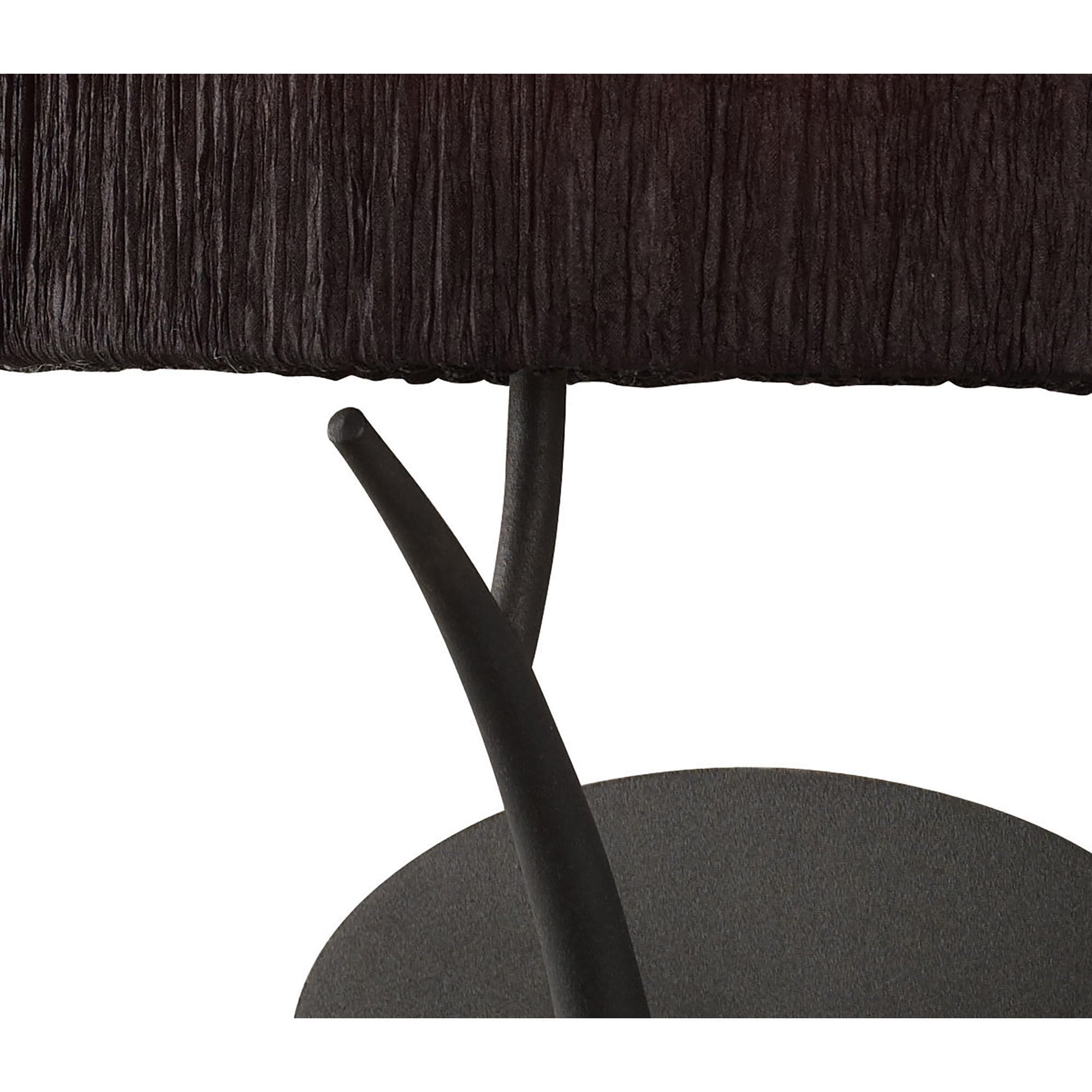 M1154/BS Eve 1 Light Anthracite Wall Lamp With Black Shade