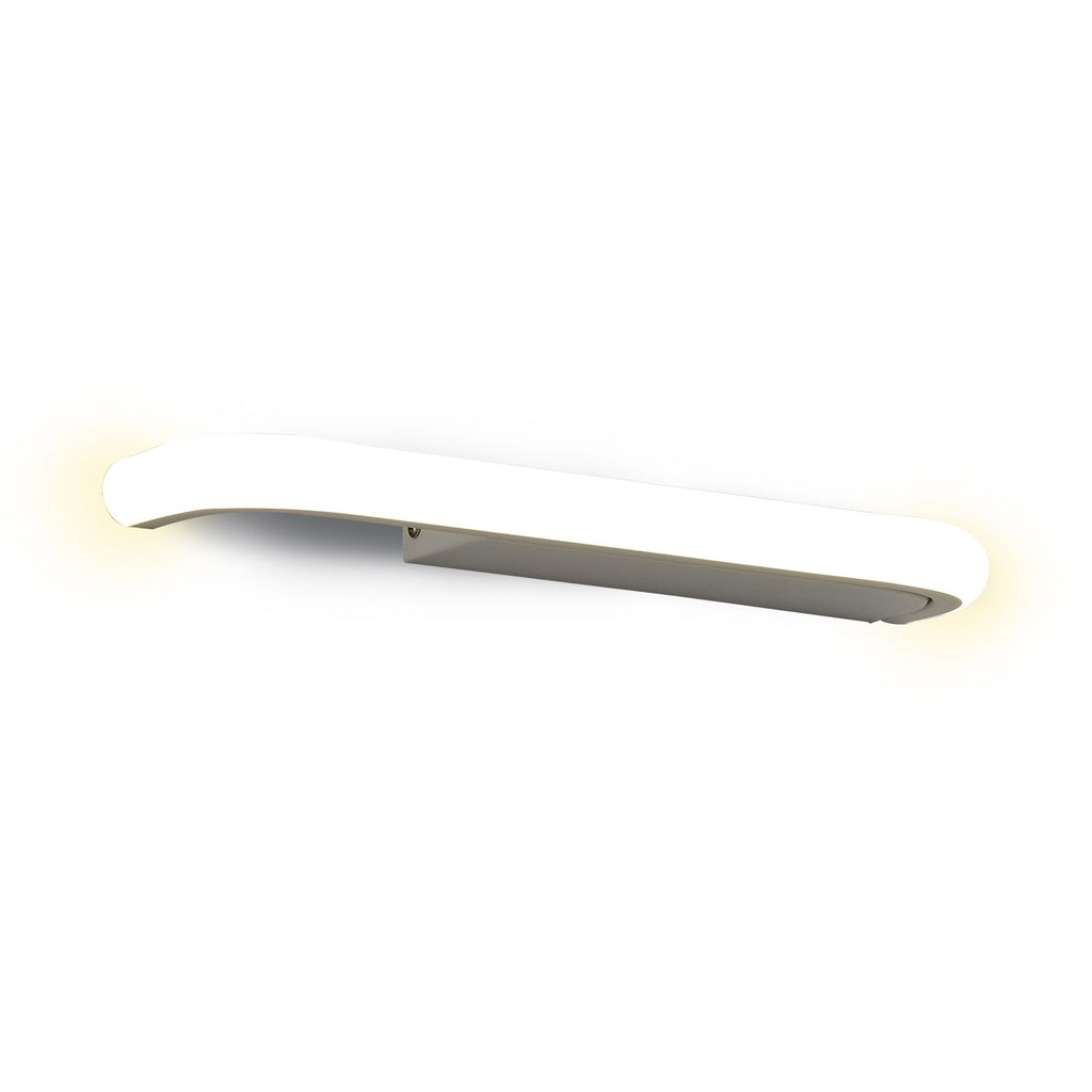 Tenerife Modern LED Shelf Wall Light In White Finish With USB Port M6870