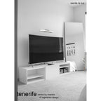 Tenerife Modern LED Shelf Wall Light In White Finish With USB Port M6870