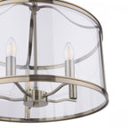 Harrington Classic 5 Light Ceiling Lantern In Antique Brass Finish With Glass LA3756204-Q