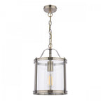 Harrington Classic Single Ceiling Lantern In Antique Brass Finish With Glass LA3756217-Q