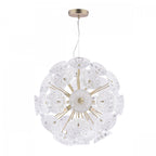 Elwick Modern 6 Light Ceiling Pendant In Antique Brass Finish LA3756208-Q