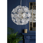 Elwick Modern 6 Light Ceiling Pendant In Antique Brass Finish LA3756208-Q